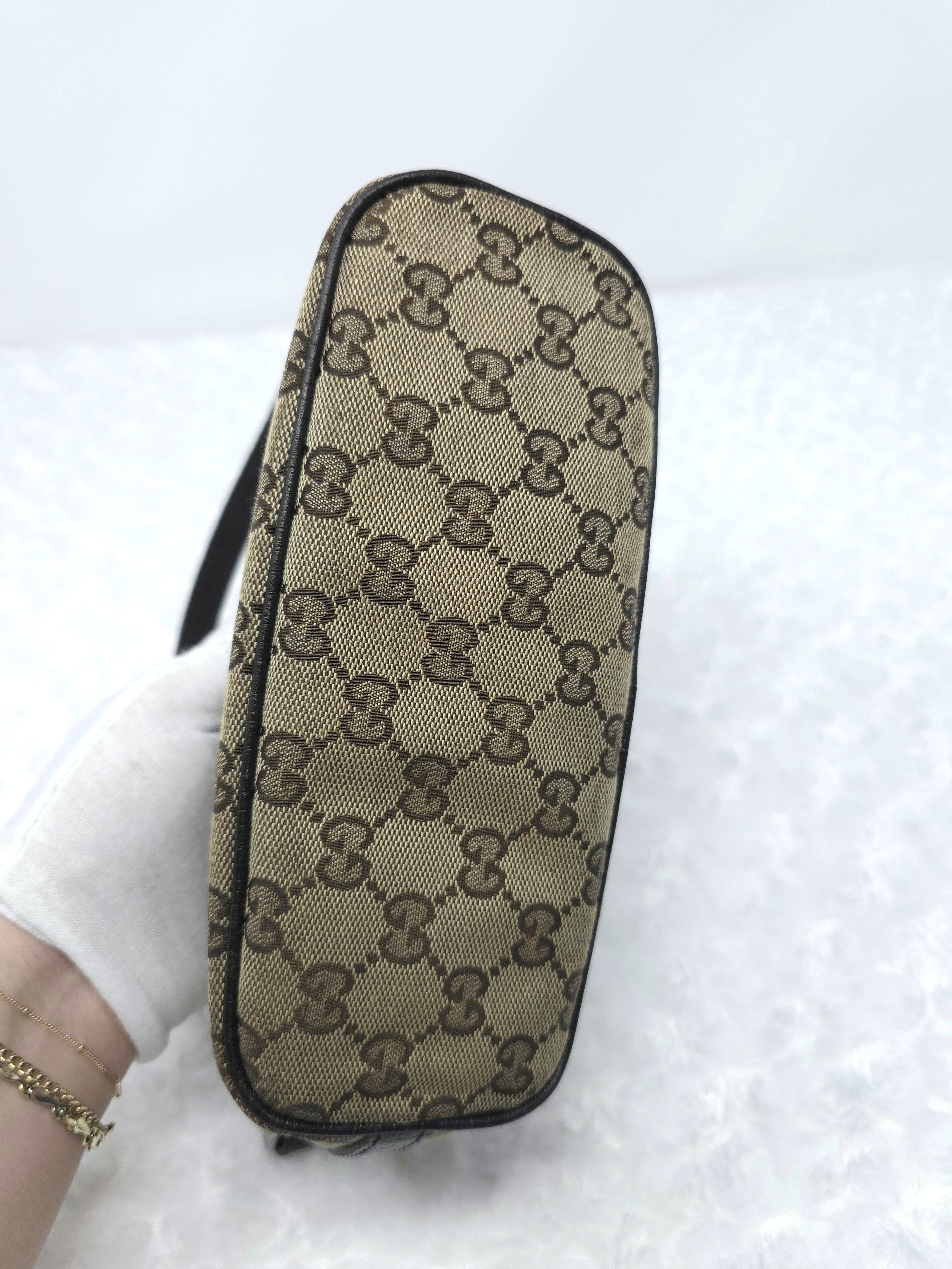 Gucci Canvas Boat Bag