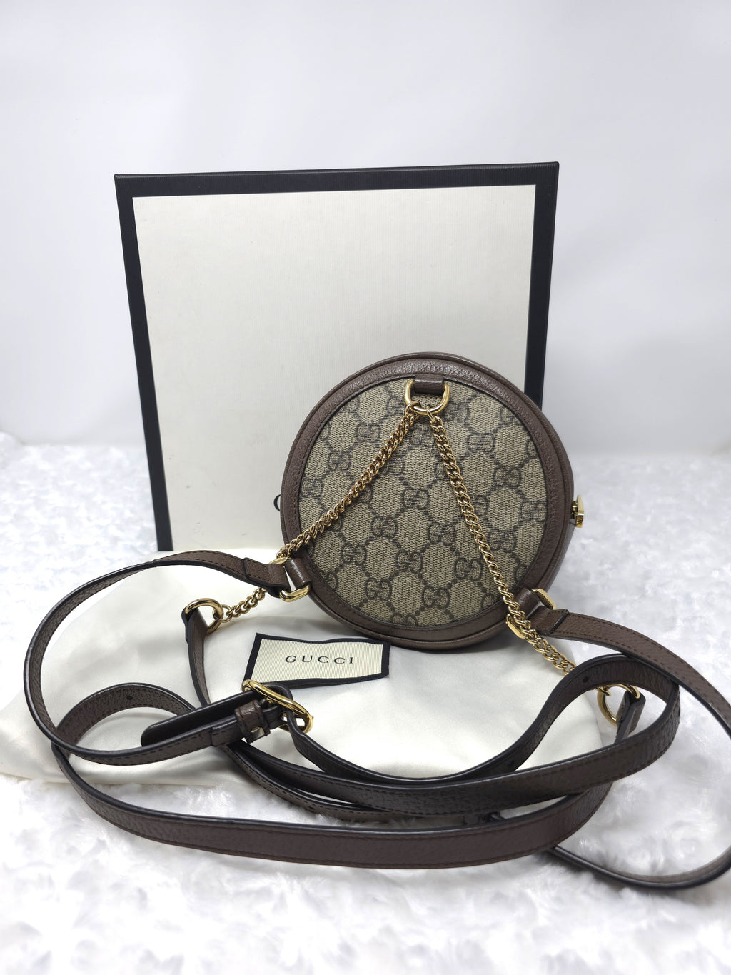 Gucci Ophidia GG Mini Round Backpack